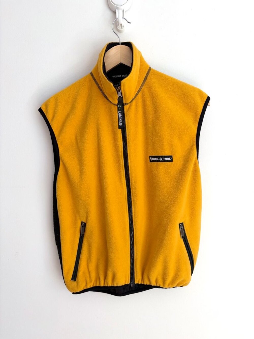 Vintage 90s Valhalla Pure X+Laminate Fleece Vest Streetwear Gorpcore M